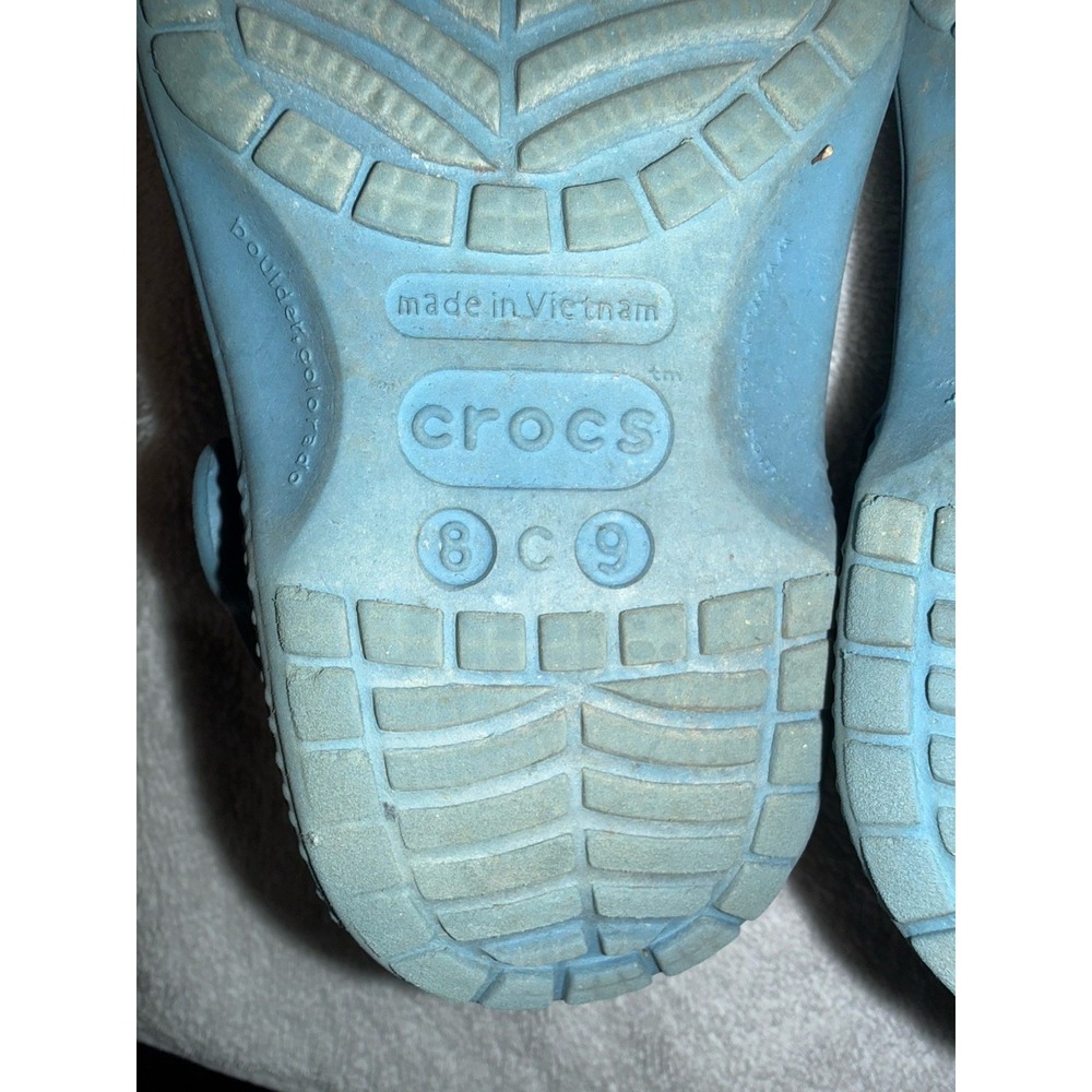 Crocs Blue Toddler Boys Size C8 - Picture 9 of 9